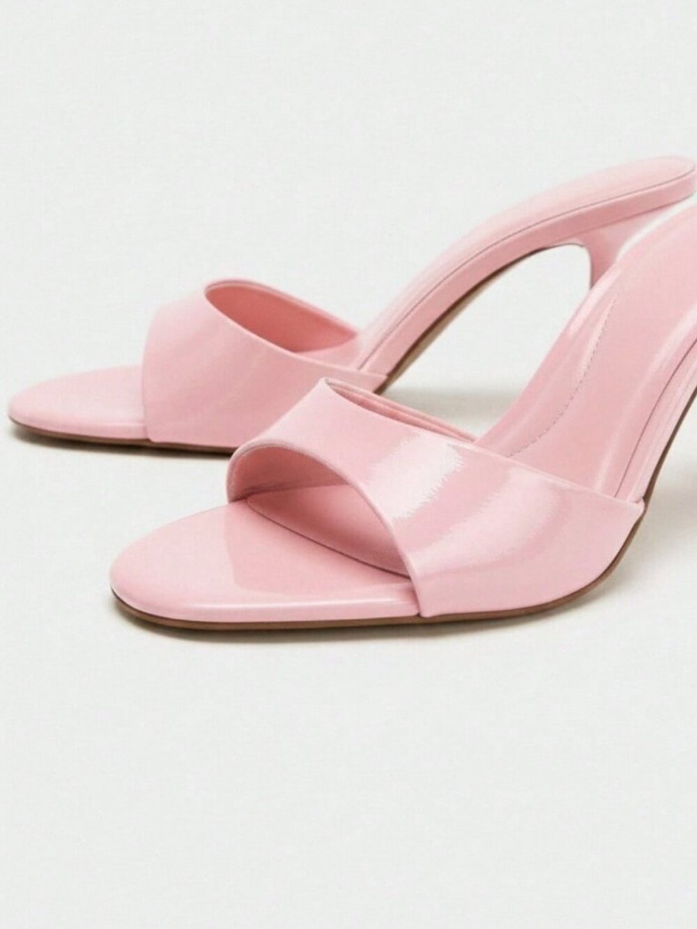 Pink Party Women's round Toe High Heel Sandals - Picture 3 of 5